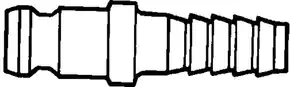 Merck Quick-connect hose coupling