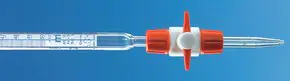 Merck BRAND compact BLAUBRAND burette, with PTFE stopcock and Schellbach stripe