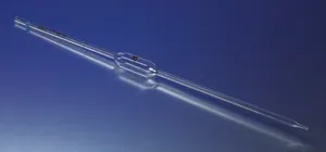 Merck Pyrex volumetric pipette, color-coded