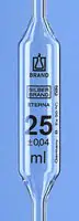 Merck BRAND SILBERBRAND ETERNA volumetric pipettes, calibrated to deliver