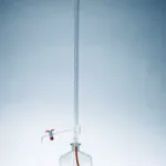 Merck Pyrex Burettes, class AS, automatic zero with PTFE key