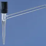 Merck BRAND needle-valve stopcocks for burettes and automatic burettes with PTFE spindle