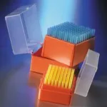 Merck Corning universal fit hinged racked pipet tips