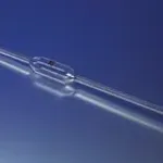 Merck Pyrex volumetric pipette, color-coded