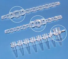 Merck BRAND PCR tubes and caps, strips of 8