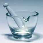 Merck Pyrex Mortar