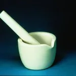 Merck Coors porcelain mortar