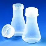 Merck BRAND Erlenmeyer flask, wide-neck, screw cap, PP