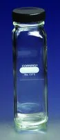 Merck Corning wide mouth graduated milk dilution bottle