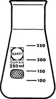 Merck Duran Erlenmeyer wide-neck flask