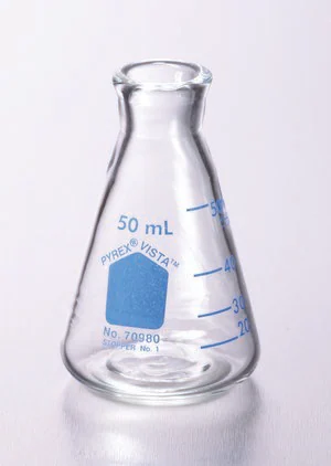 Merck Pyrex VISTA Erlenmeyer flask, narrow-mouth