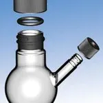 Merck Round-bottom flask with side port