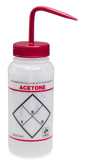 Merck Scienceware safety labeled wash bottles