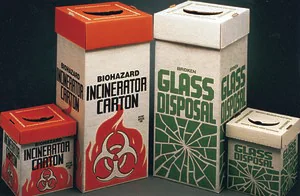 Merck Broken-glass disposal boxes
