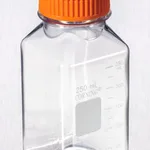 Merck Corning square PET storage bottles