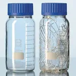 Merck Duran GLS 80 Protect wide mouth graduated laboratory bottles