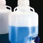 Merck Nalgene round carboy with spigot