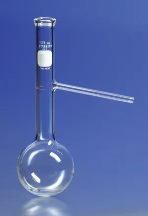 Merck Pyrex distilling flask