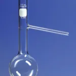 Merck Pyrex distilling flask