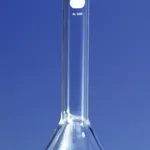 Merck Pyrex Kjeldahl, round-bottom, long neck flask