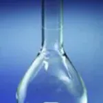 Merck Pyrex volumetric flask, phosphoric acid