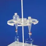 Merck Scienceware rotary separatory funnel rack