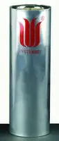 Merck Synthware Dewar flask, tall form with metal housing