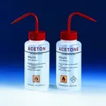 Merck BRAND wash bottle, wide-mouth, labelled, LDPE