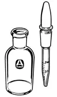 Merck Dropping bottle with graduated dropper