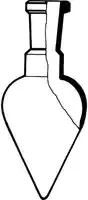 Merck Lenz pear shaped flask
