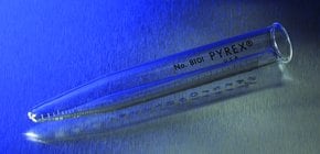 Merck Pyrex centrifuge tube with colored graduations, beaded rim