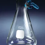Merck Pyrex heavy wall filtering flasks
