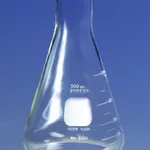 Merck Pyrex heavy-wall graduated filtering flask