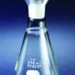 Merck Pyrex iodine determination flask, with Pyrex ST stopper