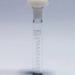 Merck Pyrex Test tubes with standard ground stoppers