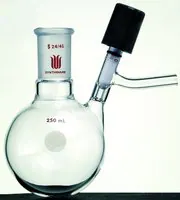 Merck Synthware reaction flask with high vacuum valve