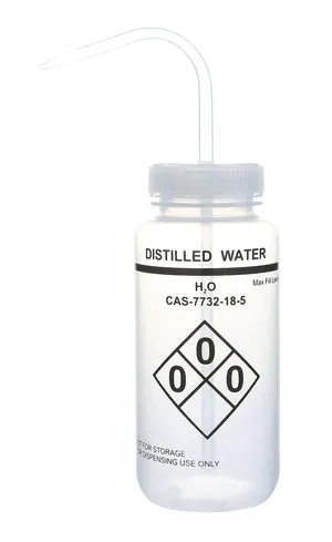 Merck Wide mouth safety labelled wash bottle