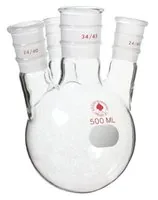 Merck Ace four-neck round-bottom flask
