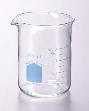 Merck Pyrex VISTA Griffin beakers