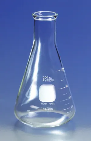 Merck Pyrex heavy-wall graduated filtering flask