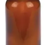 Merck Wheaton amber-glass safety-coated bottle