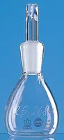 Merck BRAND BLAUBRAND density bottle, Gay-Lussac pattern, calibrated