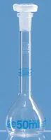 Merck BRAND volumetric flasks with 3 marks