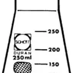 Merck Duran Erlenmeyer wide-neck flask