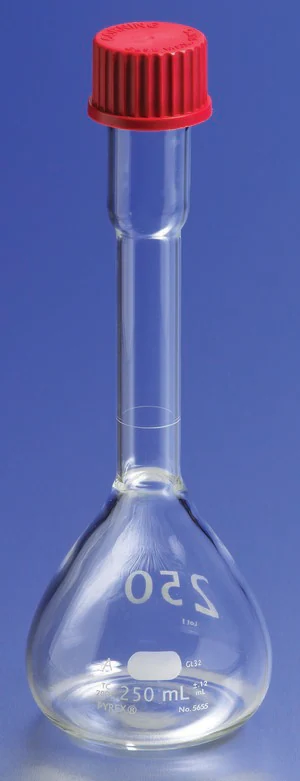 Merck PYREX EZ Access wide mouth volumetric flask