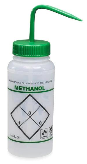 Merck Scienceware safety labeled wash bottles