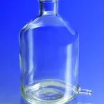 Merck Pyrex aspirator bottle with outlet for tubing