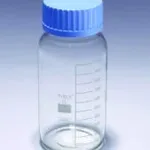 Merck Pyrex Media-Lab Bottles, wide mouth, with polypropylene cap and pouring ring, with printed trace code