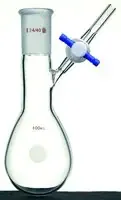 Merck Synthware pear-shaped Schlenk flask with stopcock