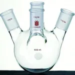 Merck Synthware four neck round bottom flask with angled side necks
